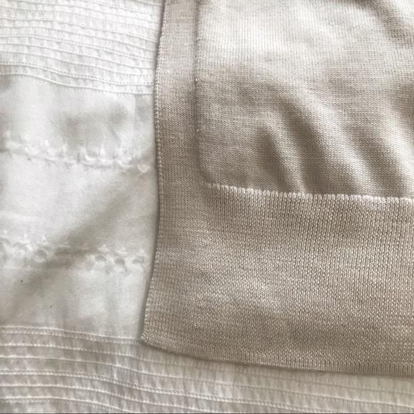 ALLSAINTS 100% MERINO WOOL OFF WHITE OPEN CARDIGAN - XS - Picture 9 of 9